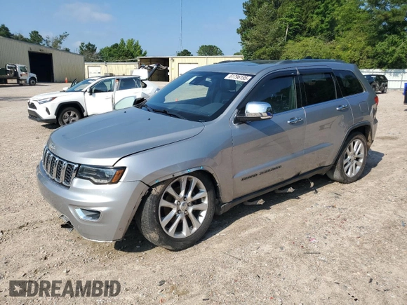 2017 Jeep Grand Cherokee Limited with VIN 1C4RJEBG4HC609212, listed as a Copart auction lot 61796195 with 118,196 mi miles and Salvage title. Bid and sale history available at DreamBid. Image 1.