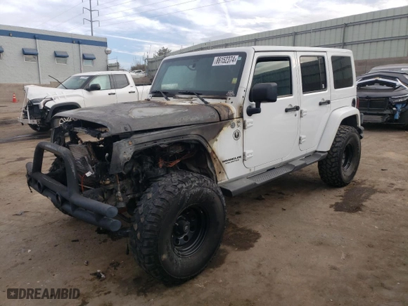 2011 Jeep Wrangler Unlimited Sahara with VIN 1J4HA5H11BL555514, listed as a Copart auction lot 86152374 with 0 mi miles and Salvage Title. Bid and sale history available at carsss.com. Image 1.