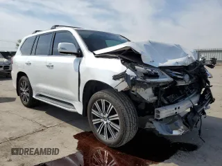 2018 Lexus LX with VIN JTJHY7AXXJ4252748, listed as a Copart auction lot 50691355 with 118,967 mi miles and Salvage Title. Bid and sale history available at carsss.com. Image 4.