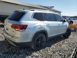 2018 Volkswagen Atlas SEL Premium with VIN 1V2NR2CA0JC574172, listed as a Copart auction lot 49454025 with 113,823 mi miles and Salvage title. Bid and sale history available at DreamBid. Image 3.