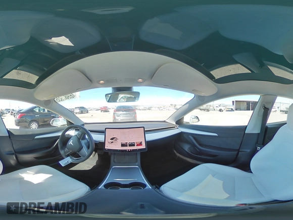 2022 Tesla Model 3 with VIN 5YJ3E1EAXNF203914, listed as a Copart auction lot 46982935 with 70,766 mi miles and Salvage Title. Bid and sale history available at DreamBid. Image 13.