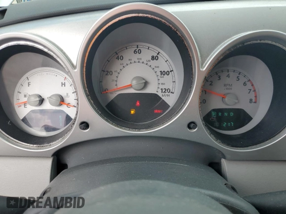 2007 Chrysler PT Cruiser Touring with VIN 3A4FY58B07T503895, listed as a Copart auction lot 60124425 with 101,217 mi miles and Salvage title. Bid and sale history available at DreamBid. Image 9.
