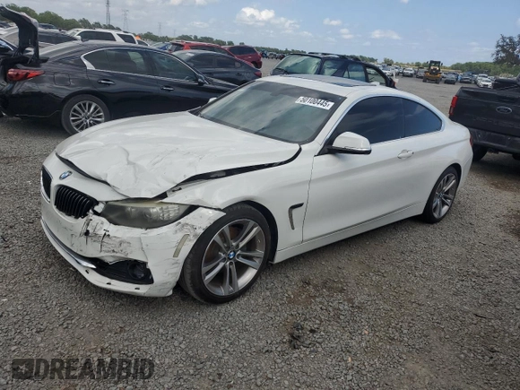 2019 BMW 4 Series 430i with VIN WBA4W3C56KAF93076, listed as a Copart auction lot 50100445 with 65,715 mi miles and Salvage Title. Bid and sale history available at carsss.com. Image 1.