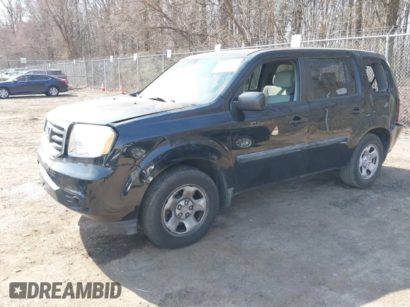 2014 Honda Pilot LX with VIN 5FNYF4H22EB015512, listed as a IAAI auction lot 41753515 with 152,287 mi miles and . Bid and sale history available at DreamBid. Image 2.