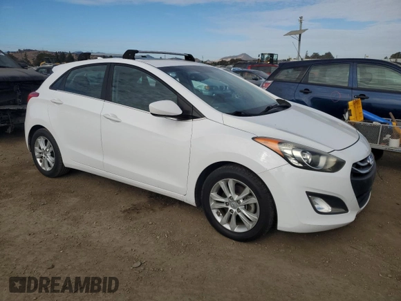 2013 Hyundai Elantra GT with VIN KMHD35LEXDU078325, listed as a Copart auction lot 78667074 with 100,989 mi miles and Salvage Title. Bid and sale history available at carsss.com. Image 4.
