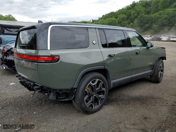 2022 Rivian R1S Launch Edition with VIN 7PDSGABL7NN001893, listed as a Copart auction lot 58809684 with 19,067 mi miles and Salvage Title. Bid and sale history available at carsss.com. Image 3.