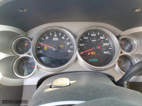 2013 Chevrolet Silverado 1500 LT with VIN 3GCPKSE7XDG148264, listed as a Copart auction lot 47827305 with 317,142 mi miles and Salvage Title. Bid and sale history available at carsss.com. Image 9.