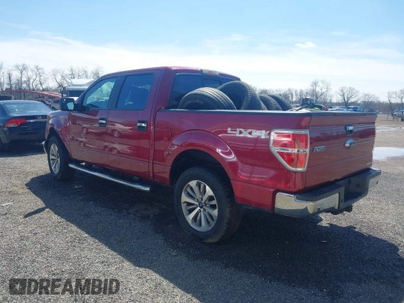 2014 Ford F-150 XL with VIN 1FTFW1EF8EFB27918, listed as a IAAI auction lot 41938587 with 129,508 mi miles. Bid and sale history available at carsss.com. Image 3.