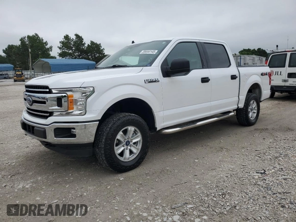 2020 Ford F-150 XL with VIN 1FTEW1E43LKD42136, listed as a Copart auction lot 59444145 with 142,294 mi miles and Salvage title. Bid and sale history available at DreamBid. Image 1.