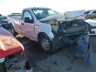 2019 Ford F-150 XL with VIN 1FTMF1CBXKKC78625, listed as a IAAI auction lot 41308012 with 1 mi miles. Bid and sale history available at carsss.com. Image 1.