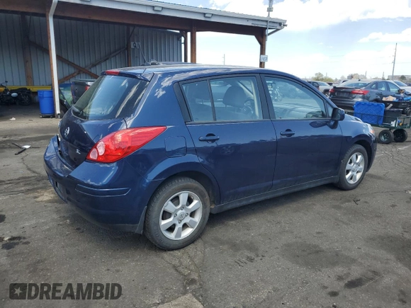 2008 Nissan Versa 1.8 S with VIN 3N1BC13E08L460256, listed as a Copart auction lot 53116335 with 163,223 mi miles and Salvage Title. Bid and sale history available at carsss.com. Image 3.