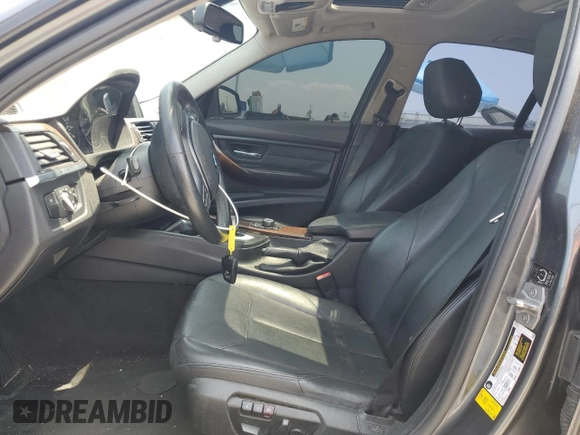 2015 BMW 3 Series 328i with VIN WBA3A5G5XFNS86943, listed as a Copart auction lot 57620325 with 154,165 mi miles and Salvage title. Bid and sale history available at DreamBid. Image 7.