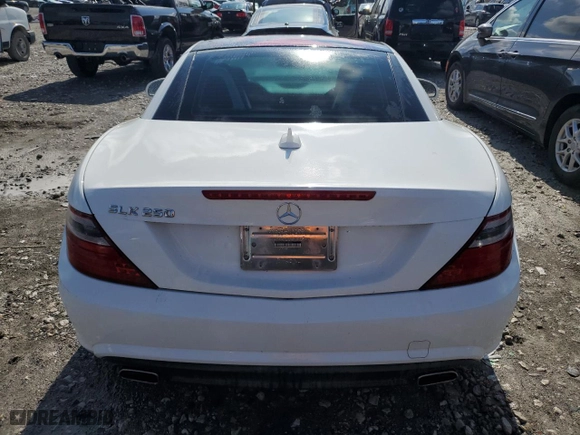 2015 Mercedes-Benz SLK-Class SLK 250 with VIN WDDPK4HA9FF108769, listed as a Copart auction lot 73555144 with 73,834 mi miles and Salvage Title. Bid and sale history available at carsss.com. Image 6.