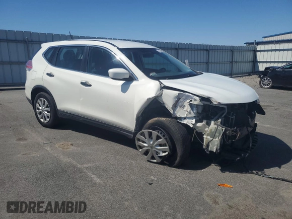 2016 Nissan Rogue S with VIN KNMAT2MV8GP634607, listed as a Copart auction lot 53755495 with 168,128 mi miles and Non Repairable. Bid and sale history available at DreamBid. Image 4.