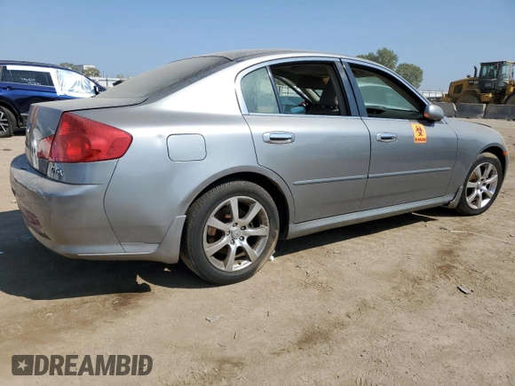 2006 Infiniti G35 z VIN JNKCV51F36M605810, wystawiony jako Copart lot #82357444 z przebiegiem Nie podano mil oraz Szkoda całkowita • Salvage title. Historia ofert i sprzedaży dostępna na DreamBid. Obrazek 3.