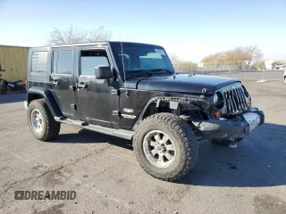 2010 Jeep Wrangler Unlimited Sahara with VIN 1J4BA5H17AL123479, listed as a Copart auction lot 49066315 with 114,419 mi miles and Salvage Title. Bid and sale history available at carsss.com. Image 4.