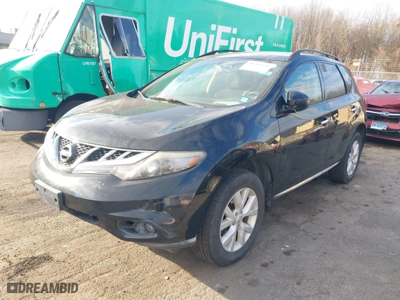 2013 Nissan Murano SL with VIN JN8AZ1MW0DW320487, listed as a IAAI auction lot 40760140 with 156,066 mi miles. Bid and sale history available at carsss.com. Image 17.