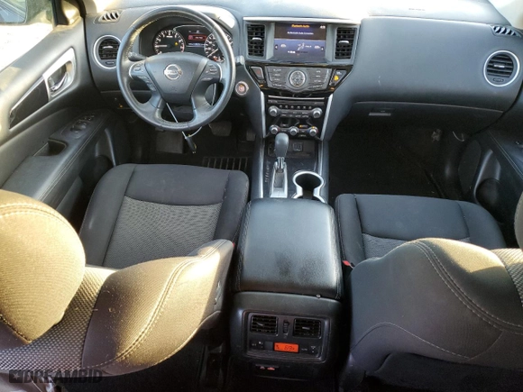 2019 Nissan Pathfinder S with VIN 5N1DR2MN3KC619231, listed as a Copart auction lot 82589784 with 132,094 mi miles and Salvage Title. Bid and sale history available at carsss.com. Image 8.