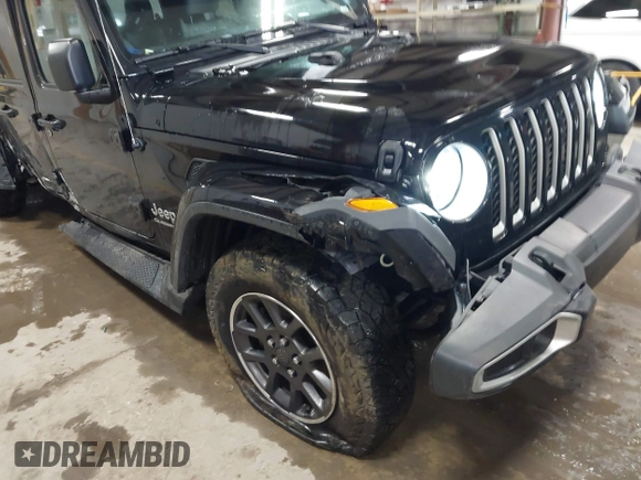 2020 Jeep Gladiator Overland with VIN 1C6HJTFG0LL182931, listed as a IAAI auction lot 41734803 with 75,525 mi miles and . Bid and sale history available at DreamBid. Image 6.