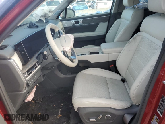 2024 Hyundai Santa Fe Hybrid Limited with VIN 5NMP3DG15RH004487, listed as a Copart auction lot 86103644 with 0 mi miles and Salvage Title. Bid and sale history available at carsss.com. Image 7.