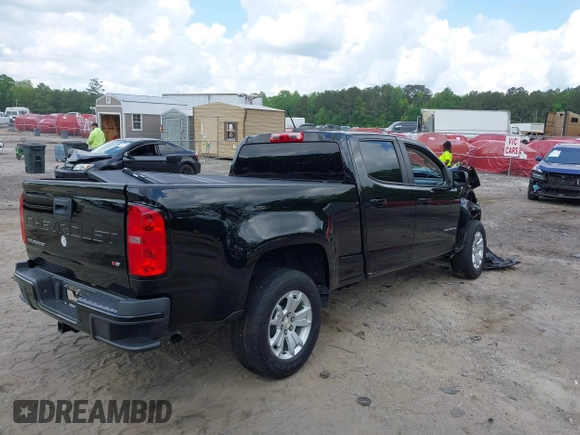 2021 Chevrolet Colorado 2WD LT with VIN 1GCGSCEN5M1181045, listed as a IAAI auction lot 42180151 with 72,715 mi miles and . Bid and sale history available at DreamBid. Image 4.