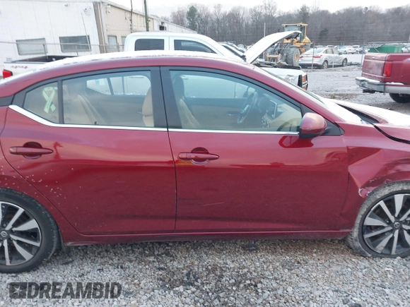 2022 Nissan Sentra SV with VIN 3N1AB8CV2NY298670, listed as a IAAI auction lot 41617226 with 24,446 mi miles. Bid and sale history available at carsss.com. Image 13.