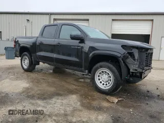 2024 Chevrolet Colorado 2WD Work Truck with VIN 1GCGSBEC2R1125077, listed as a Copart auction lot 56012425 with 15,917 mi miles and Clean Title. Bid and sale history available at DreamBid. Image 4.