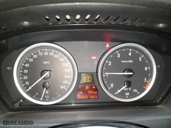 2011 BMW X6 35i with VIN 5UXFG2C5XBLX05803, listed as a Copart auction lot 48392865 with 78,600 mi miles and Salvage Title. Bid and sale history available at carsss.com. Image 9.