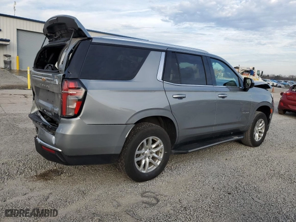 2023 Chevrolet Tahoe LT with VIN 1GNSKNKD0PR381118, listed as a Copart auction lot 43597495 with 44,953 mi miles and Salvage Title. Bid and sale history available at carsss.com. Image 3.
