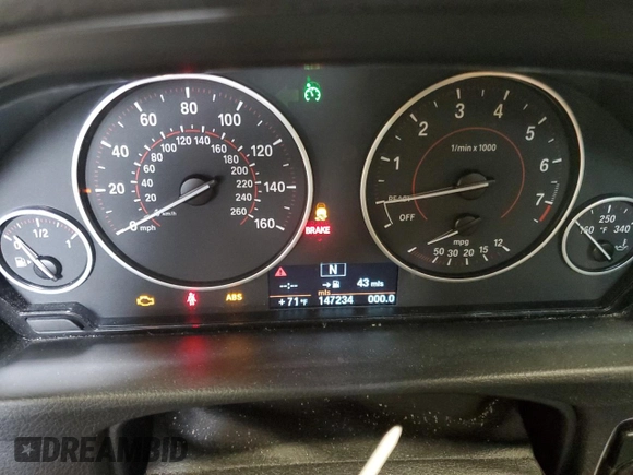 2013 BMW 3 Series 328i xDrive with VIN WBA3B5C51DF599101, listed as a Copart auction lot 60688485 with 147,234 mi miles and Clean title. Bid and sale history available at DreamBid. Image 9.