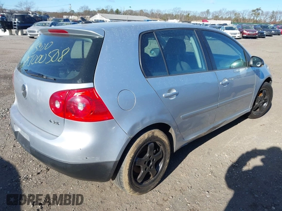 2007 Volkswagen Rabbit with VIN WVWDR71K67W052451, listed as a IAAI auction lot 41343935 with Not provided miles and . Bid and sale history available at DreamBid. Image 4.