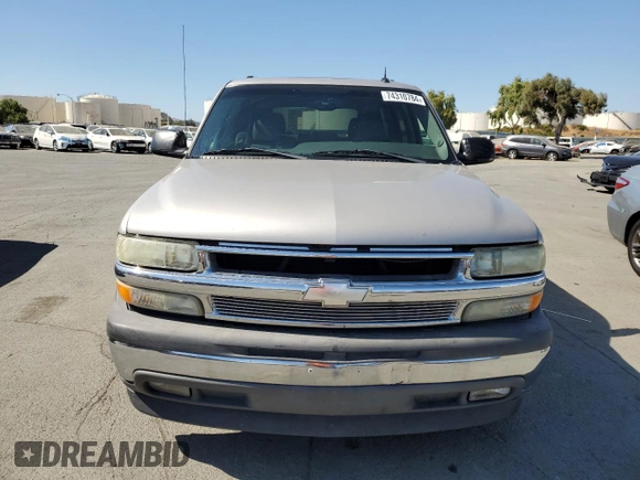 2005 Chevrolet Tahoe LT with VIN 1GNEC13T35R103206, listed as a Copart auction lot 74310784 with 128,780 mi miles and Salvage Title. Bid and sale history available at carsss.com. Image 5.