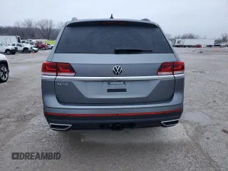 2023 Volkswagen Atlas SE with VIN 1V2JR2CA4PC537049, listed as a Copart auction lot 44129915 with 26,340 mi miles and Salvage title. Bid and sale history available at DreamBid. Image 6.