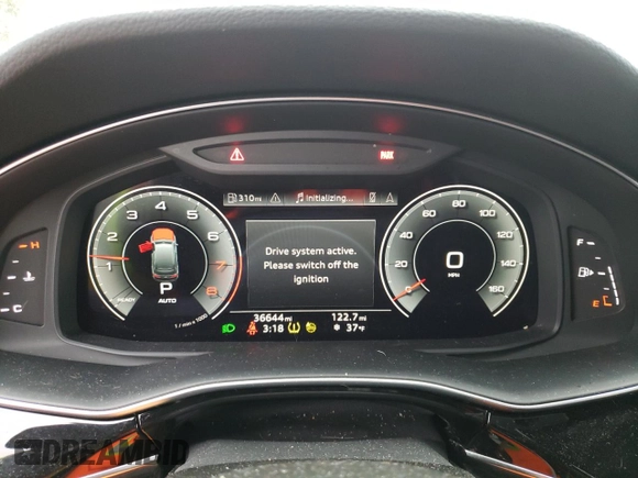 2022 Audi Q7 Premium Plus with VIN WA1LJBF70ND020124, listed as a Copart auction lot 42432685 with 36,644 mi miles and Salvage title. Bid and sale history available at DreamBid. Image 9.
