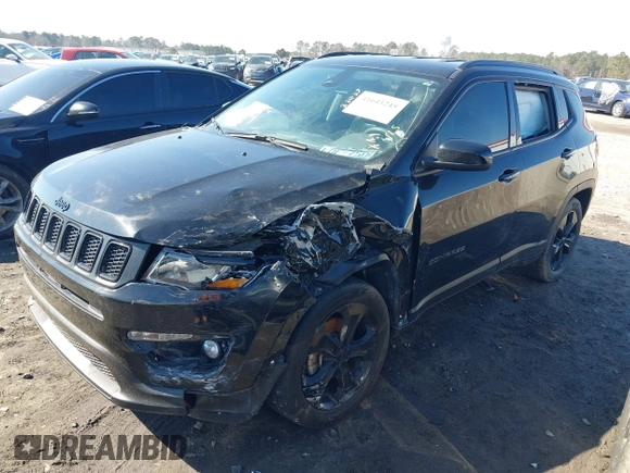 2021 Jeep Compass Altitude with VIN 3C4NJCBB4MT604761, listed as a IAAI auction lot 41643245 with 63,647 mi miles. Bid and sale history available at carsss.com. Image 18.