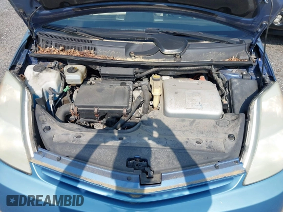 2005 Toyota Prius with VIN JTDKB22U457035511, listed as a IAAI auction lot 42175447 with 142,840 mi miles. Bid and sale history available at carsss.com. Image 10.