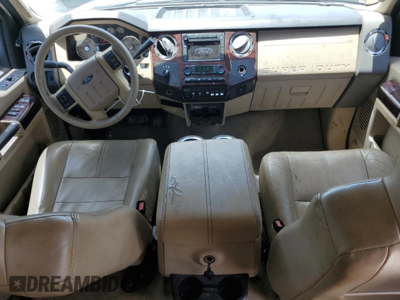 2008 Ford F-350 XL with VIN 1FTWW31R48ED01201, listed as a Copart auction lot 60635065 with 297,768 mi miles and Salvage title. Bid and sale history available at DreamBid. Image 8.