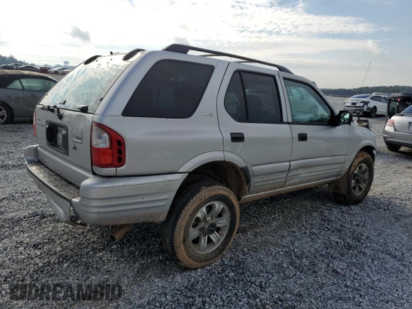 2001 Isuzu Rodeo S with VIN 4S2CK58W114317183, listed as a Copart auction lot 76280974 with 318,201 mi miles and Non Repairable. Bid and sale history available at DreamBid. Image 3.