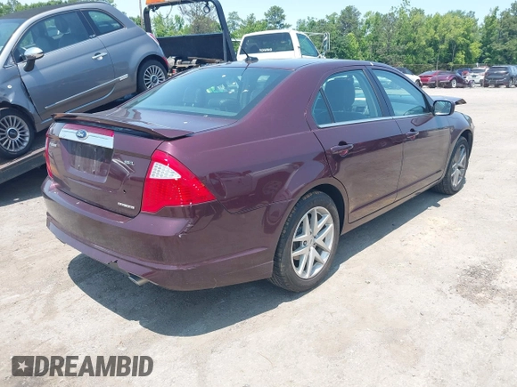2012 Ford Fusion SEL with VIN 3FAHP0JGXCR444135, listed as a IAAI auction lot 42413173 with 115,461 mi miles and . Bid and sale history available at DreamBid. Image 4.