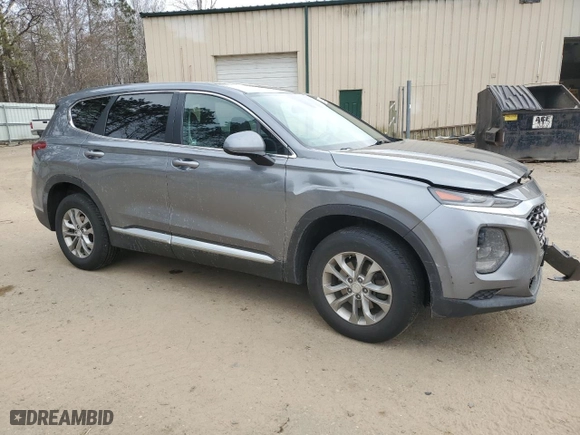 2019 Hyundai Santa Fe SE with VIN 5NMS2CAD2KH078532, listed as a Copart auction lot 50892825 with 133,950 mi miles and Salvage Title. Bid and sale history available at carsss.com. Image 4.
