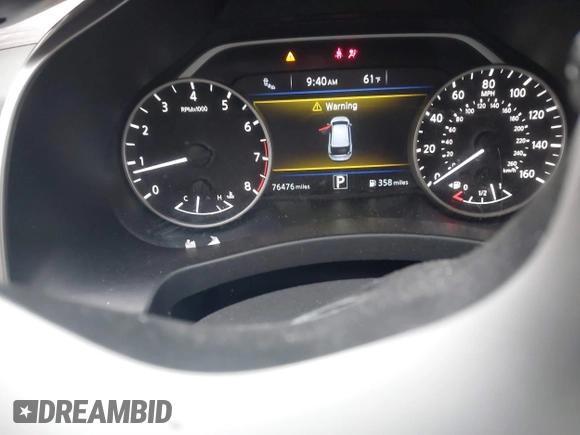 2018 Nissan Murano Platinum with VIN 5N1AZ2MG3JN187408, listed as a IAAI auction lot 41536060 with 76,476 mi miles. Bid and sale history available at carsss.com. Image 7.
