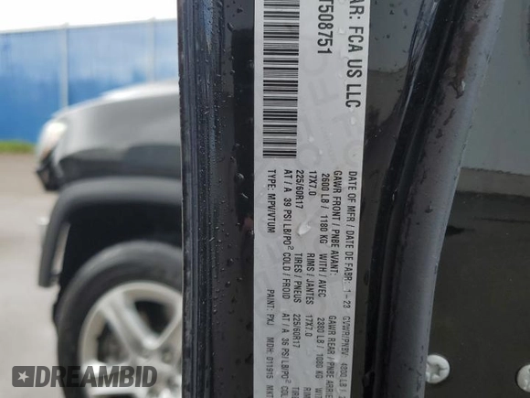 2023 Jeep Compass Latitude с VIN 3C4NJDBN8PT508751, выставлен на аукционе Copart как лот 58170895 с пробегом 36 729 миль миль и Списание • Salvage title. История ставок и продаж доступна на DreamBid. Изображение 14.
