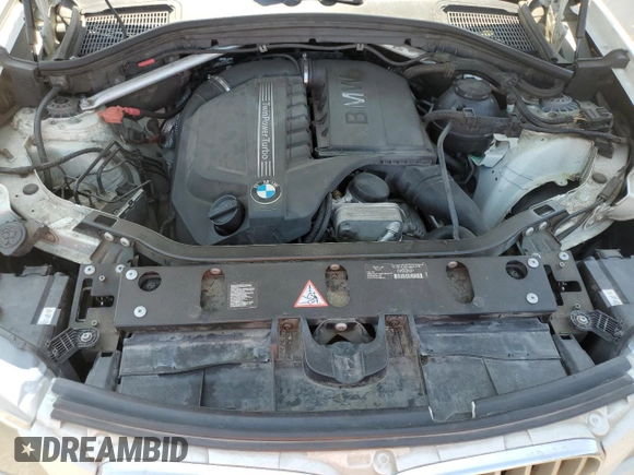 2014 BMW X3 xDrive35i with VIN 5UXWX7C51E0E76059, listed as a Copart auction lot 53541045 with 120,915 mi miles and Clean Title. Bid and sale history available at DreamBid. Image 11.