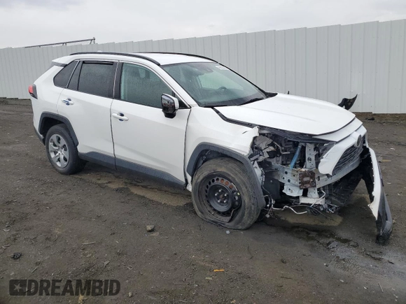 2021 Toyota RAV4 LE with VIN 2T3G1RFV0MW239133, listed as a Copart auction lot 46693685 with 64,964 mi miles and Salvage Title. Bid and sale history available at carsss.com. Image 4.