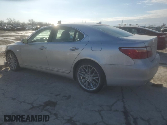 2012 Lexus LS 460 with VIN JTHCL5EF1C5014719, listed as a Copart auction lot 41970505 with Not provided miles and Salvage title. Bid and sale history available at DreamBid. Image 2.