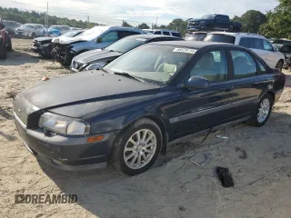2000 Volvo S80 with VIN YV1TS90D1Y1140105, listed as a Copart auction lot 66579114 with 177,265 mi miles and Salvage Title. Bid and sale history available at carsss.com. Image 1.