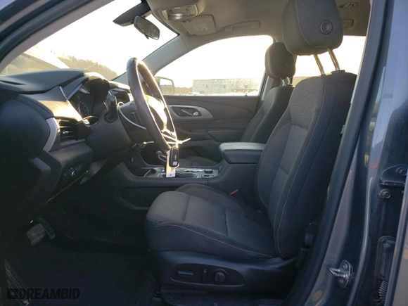 2021 Chevrolet Traverse LT Cloth with VIN 1GNEVGKW7MJ143584, listed as a Copart auction lot 46053565 with 98,066 mi miles and Salvage Title. Bid and sale history available at carsss.com. Image 7.