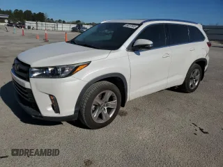2018 Toyota Highlander Limited with VIN 5TDYZRFH3JS237171, listed as a Copart auction lot 50237545 with 107,256 mi miles and Salvage title. Bid and sale history available at DreamBid. Image 1.