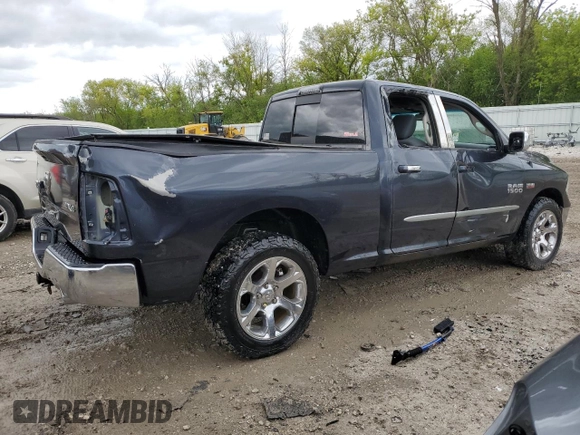 2015 Ram 1500 Big Horn with VIN 1C6RR7GT4FS512807, listed as a Copart auction lot 57599185 with 158,148 mi miles and Non repairable. Bid and sale history available at DreamBid. Image 3.