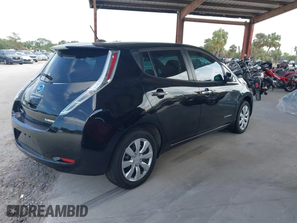 2013 Nissan LEAF SV with VIN 1N4AZ0CP5DC423797, listed as a IAAI auction lot 42097383 with Not provided miles and . Bid and sale history available at DreamBid. Image 4.